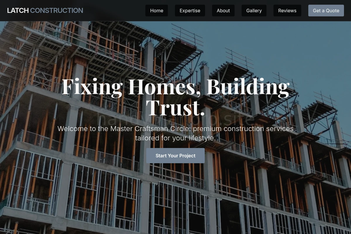 Latch Construction