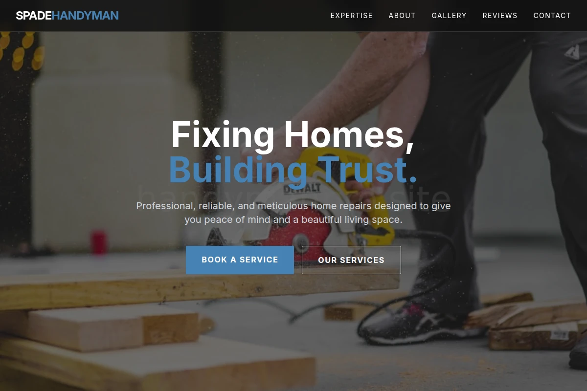 Latest Handyman Web Design